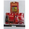 Image 1 : (3) Coca-Cola Diecast Replica Vehicles (NIB)
