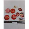 Image 1 : Coca-Cola Advertising Lot (Pins, Patches, Misc)