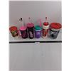 Image 1 : (6) Plastic Coca-Cola Labeled Drink Containers