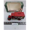 Image 1 : Coca-Cola "Santa Themed" Diecast Replica Kenworth Delivery Truck Coin Bank