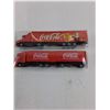 Image 2 : (2) Coca-Cola Diecast Replica Semi-Tractor Trailers