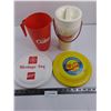 Image 1 : Coca-Cola Lot (Frisbees & Plastic Pitchers)