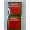 Image 2 : Coca-Cola Memorabilia Lot (Mini Decorative Plates, Recipe Book, Business Sign)