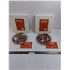 Image 1 : (2) Coca-Cola Decorative Plates with Certificates of Authenticity 8" Dia