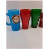 Image 2 : (6) Coca-Cola Plastic Drinking Glasses