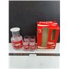 Image 1 : Libbey Coca-Cola Glassware Set (Pitcher & 4 Glasses)