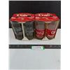 Image 1 : (2) Sets of 4 Coca-Cola Drinking Glasses- Appears Unused