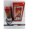 Image 1 : Radio Shack Coca-Cola Rotating Lamp - Tested - 12.5" Tall