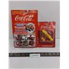 Image 1 : (2) Coca-Cola Diecast Toy Vehicle Packs - NIB (Plane, Tiny Tuffs)