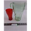 Image 1 : Coca-Cola Plastic Pitcher & Drinking Glass