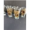Image 3 : (11) Vintage Picture Coca-Cola Drinking Glasses