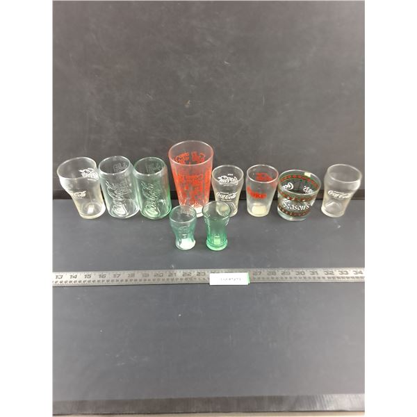 (10) Coca-Cola Drinking Glasses