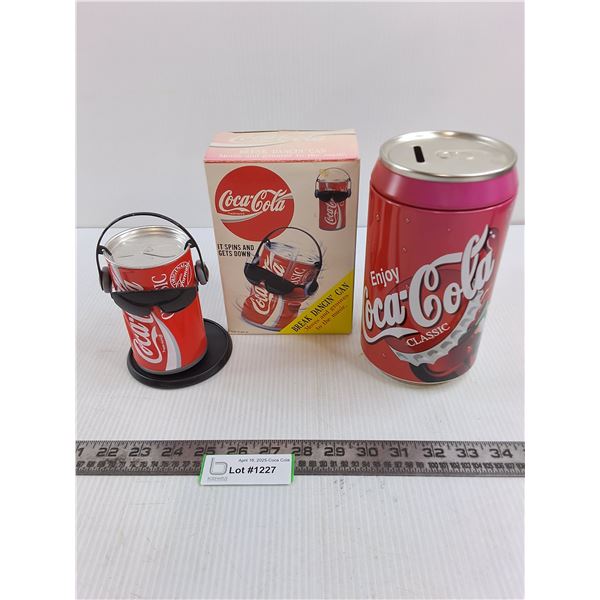Coca-Cola Break Dancin' Can - Untested & Coin Bank