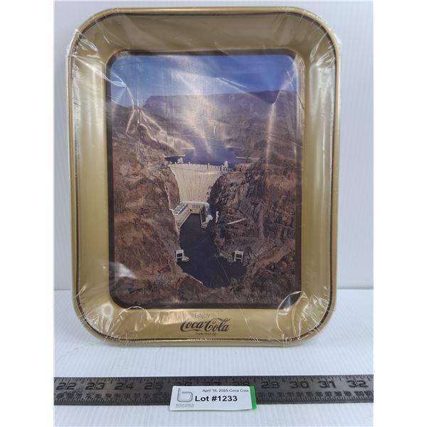 Coca-Cola Metal Serving Tray "Hoover Dam" 13" x 11"