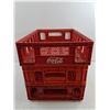 Image 2 : (3) Coca-Cola Plastic Crate Trays 18" x 12" x 4.5"