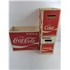 Image 2 : (5) Coca-Cola Cardboard Crates - Largest 17" x 13" x 8"