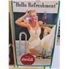 Image 3 : (3) Vintage Coca-Cola Posters - Largest 36" x 24"