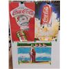 Image 1 : (3) Coca-Cola Posters - Largest 36" x 24"