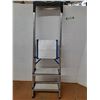 Image 1 : * 4ft Aluminum Step Ladder, Cannot Ship