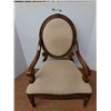 Image 1 : *Vintage Heather Brooke Padded Chair- 43" x 33" x 31"- Cannot Ship