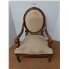 Image 1 : *Vintage Heather Brooke Padded Chair- 43" x 33" x 31", Cannot Ship