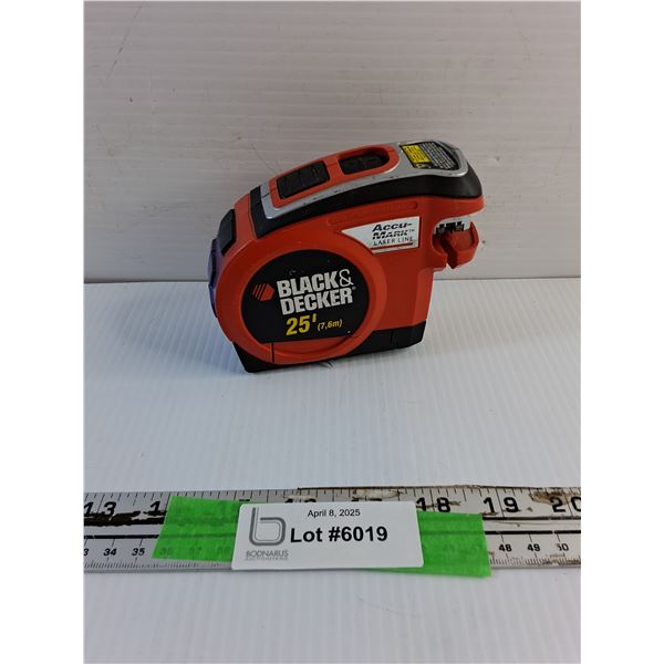 Black & Decker 25' Accu Mark Laser Line