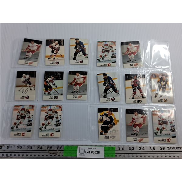 (16) Various Esso NHL All Star Collection Trading Hockey Cards - Authenticity Not Guaranteed