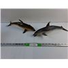 Image 1 : (2) Rubber Dolphin Toys