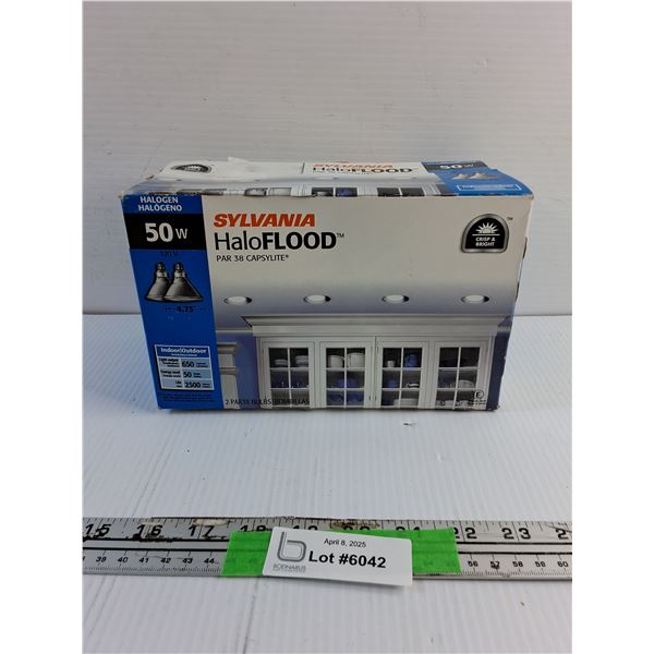 Sylvania HaloFlood Hologen 50w Light Bulbs