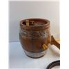 Image 2 : Wooden Barrel with Wood Stand