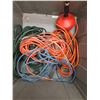 Image 3 : *Plastic Tote, Cord Extensions and Service Snake