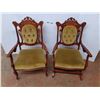 Image 1 : *Vintage Cushioned Wheeled and Rocking Chairs