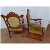 Image 4 : *Vintage Cushioned Wheeled and Rocking Chairs