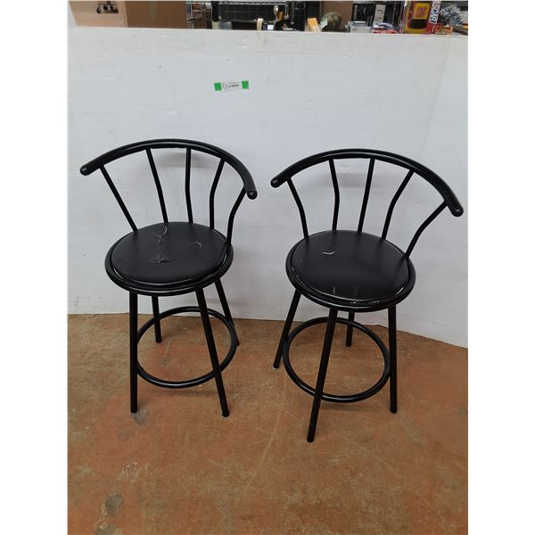 (2) Cushioned Bar Stools