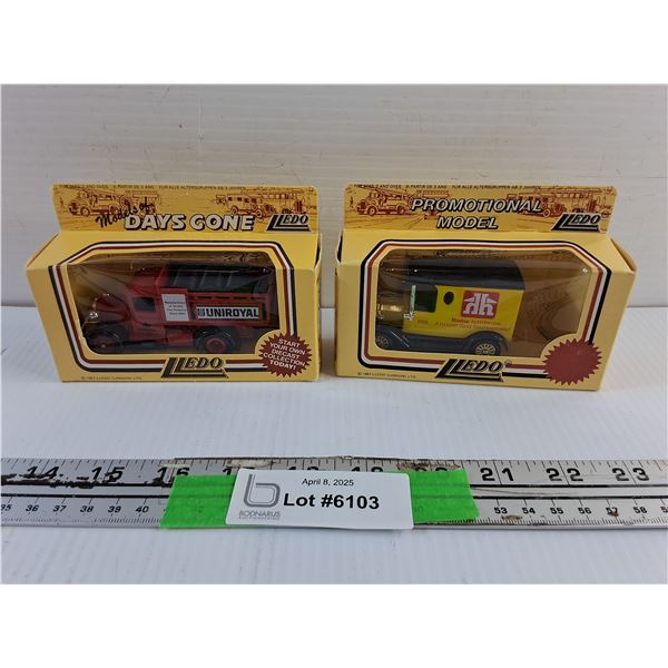 1982 Lledo Days Gone Die Cast Uniroyal Tire and Home Hardware - Made in England