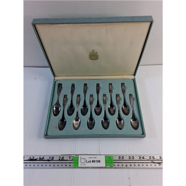 1967 Canada and Provinces Collector Spoon Complete Set