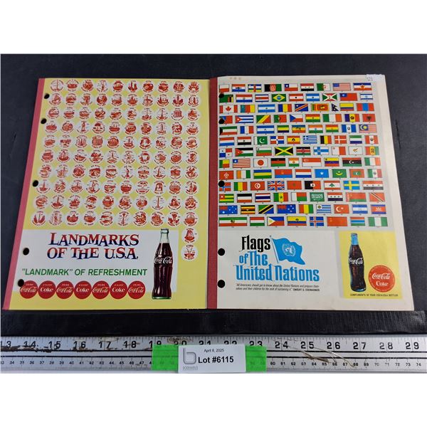 Two Vintage Coca Cola Notebooks