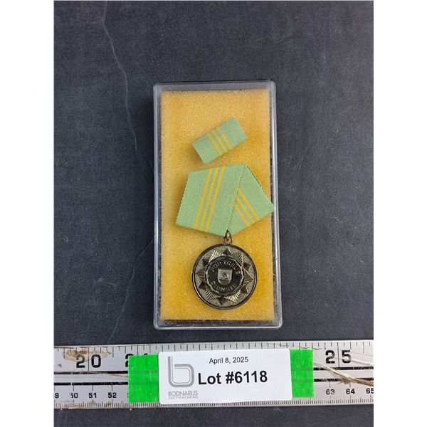East Germany 15 Years Police Service Medal