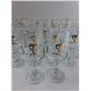 Image 3 : (17) Various Sized Vintage Olympic Wine Glasses, Tallest Is 7" Tall