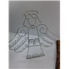 Image 2 : Angel & Wooden Wall Hanging Decor Pieces- largest Is -23" x 14"