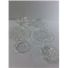 Image 2 : (6) Various Sized Glass Bowls/ Plates- Largest Is 9" Diameter