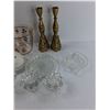 Image 3 : Lot Of various Glassware/ Decor, Candle Holders, Candy dishes, Misc
