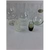 Image 3 : Various Crystal/ Glass Drinking Glasses- Tallest Is 5.5" Tall
