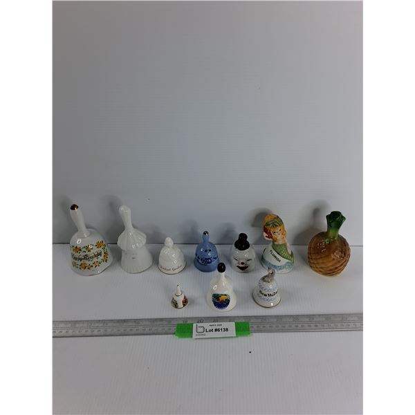 (10) Different Sized Ornamental Bells