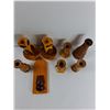 Image 3 : Lot Of Different Sized Wooden Candle Holders