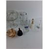 Image 3 : Lot Of Various Glassware/ Ornaments, Jars, Bells, Misc