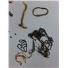 Image 2 : Jewelry Lot, Bracelets, Necklaces, Misc- One Engraved "18K Mexico"