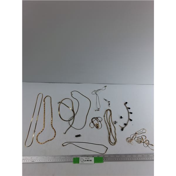 Jewelry Lot, Necklaces, Earings, Misc