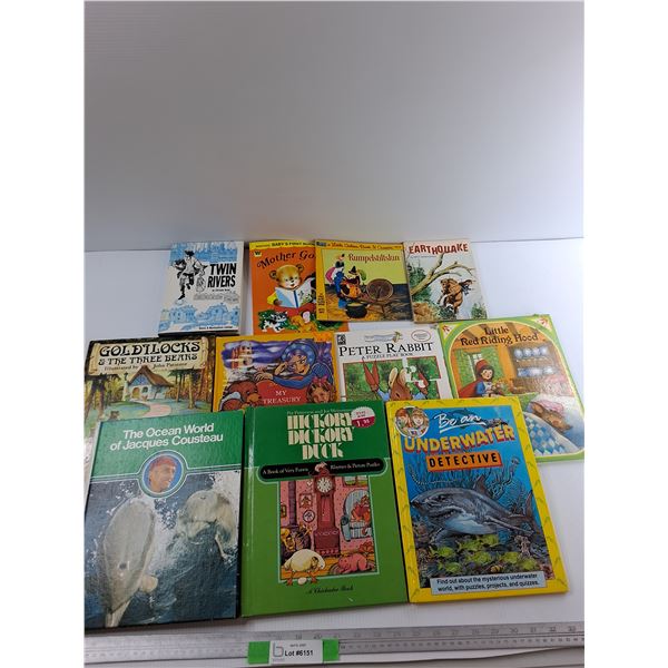 (11) Various Childrens Books, Underwater Detective, Twin Rivers, Misc