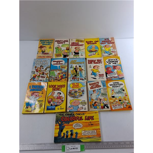 (16) Various Family Circus Books